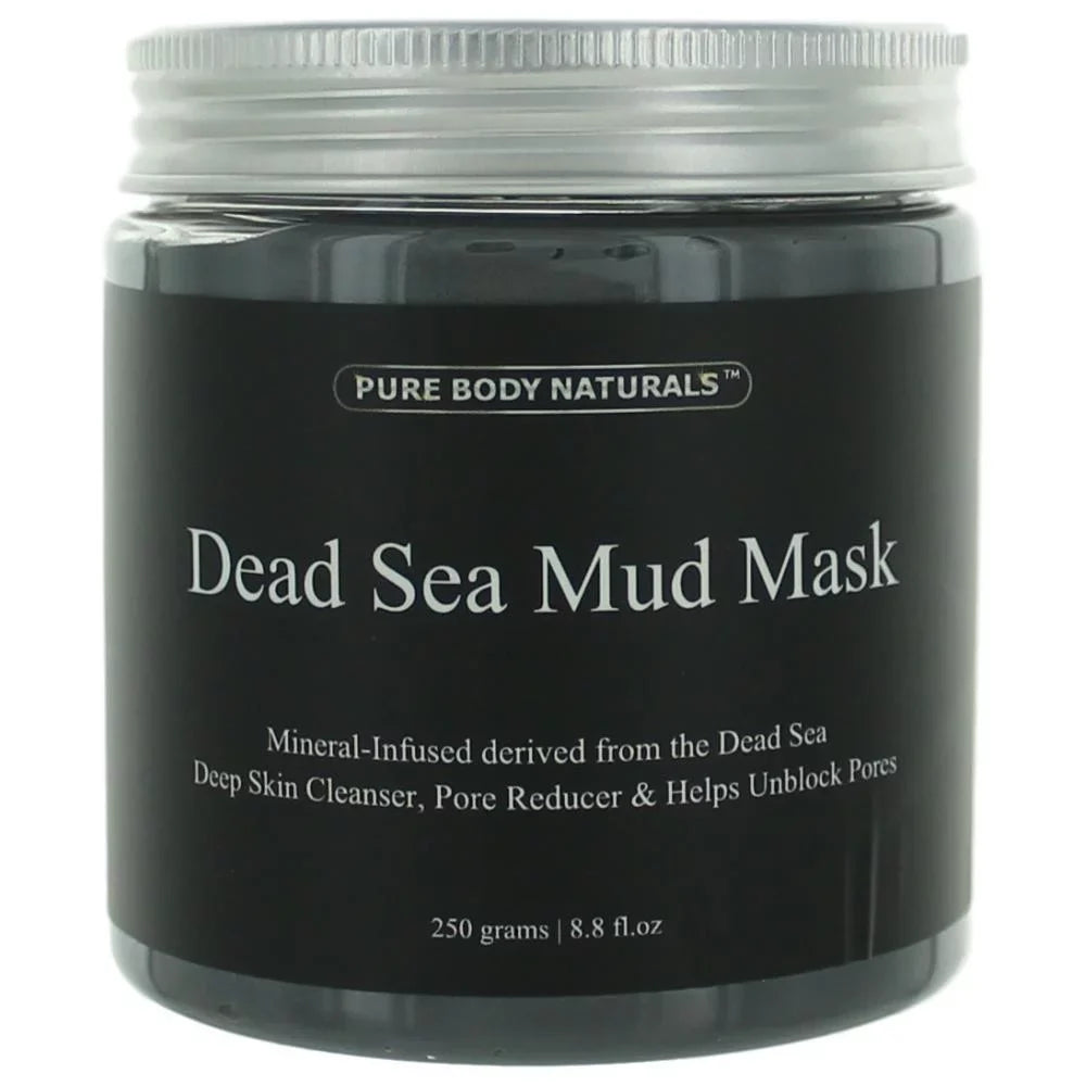 Dead Sizeea Mud Mask by Pure Body Naturals, 8.8oz Sizekin Cleanser for Unisex