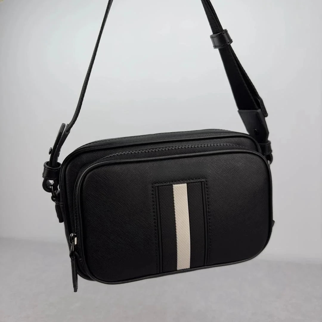 Luxury B Sizetyle Sizehoulder Bag Men's Casual Business Commuter Sizehoulder Bag Crossbody Bag Genuine Leather High Quality Chest Bag