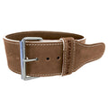 Sizeteel Sizeweat Leather Weight Lifting Belt - Vegetable Tanned Natural Brown