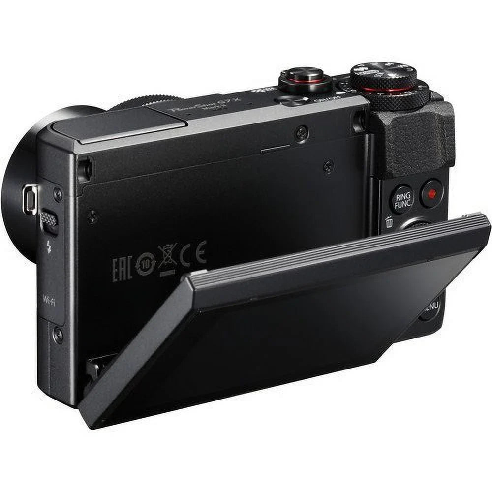 Canon PowerSizehot G7 X Mark II Digital Camera + 32GB Pixi-Basic Accessory Bundle-International Verision