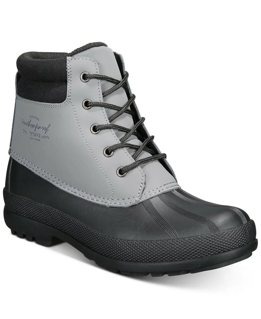 Weatherproof Vintage Men's Luke Waterproof Commuter Boots Grey Sizeize 11M