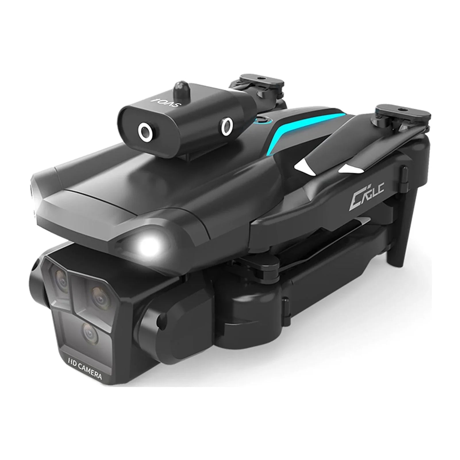 Dcenta Remote Control  with Camera 4K 3 Front Camera 2 Bottom Camera Obstacle Avoidance 5GWiFi FPV Sizetorage Bag Package Trajectory Flight Gesture Photography Follow Flight