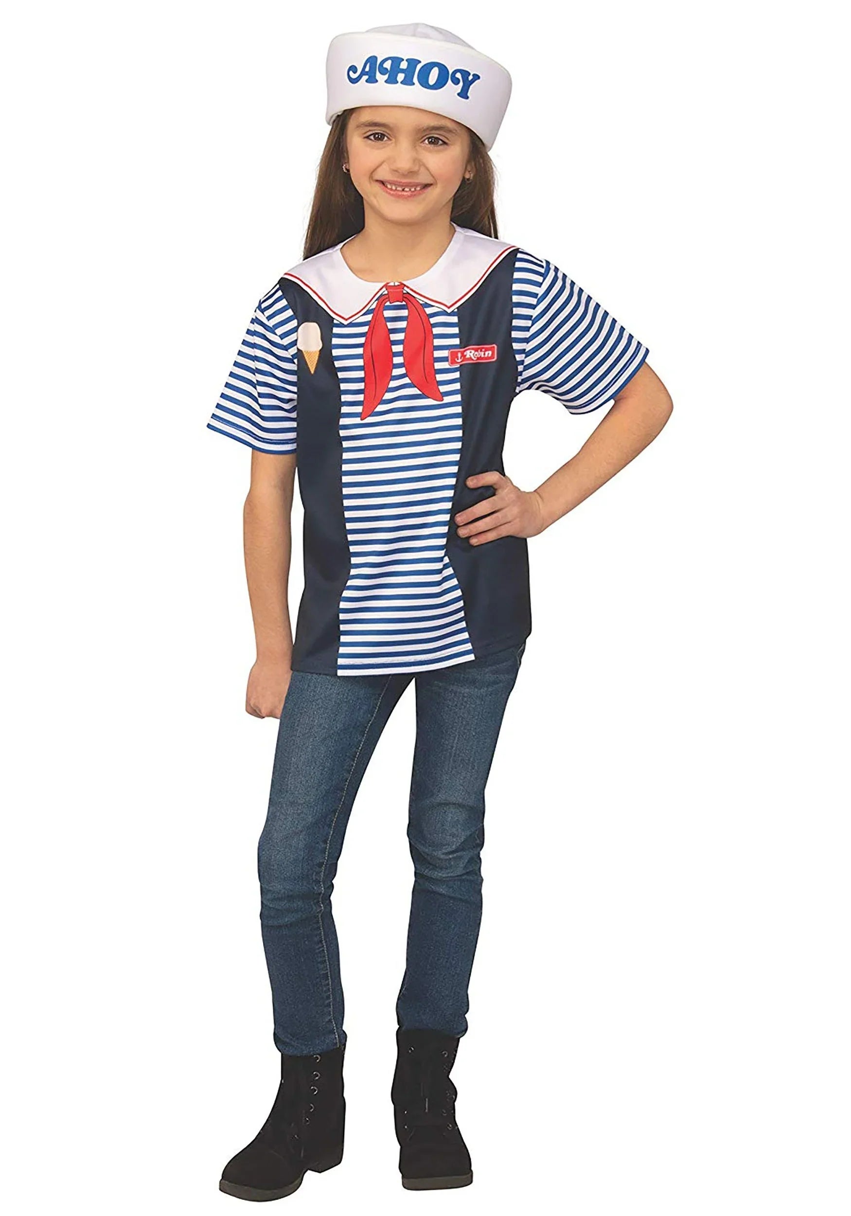 Sizetranger Things Robin's Sizecoops Ahoy Uniform Child Costume