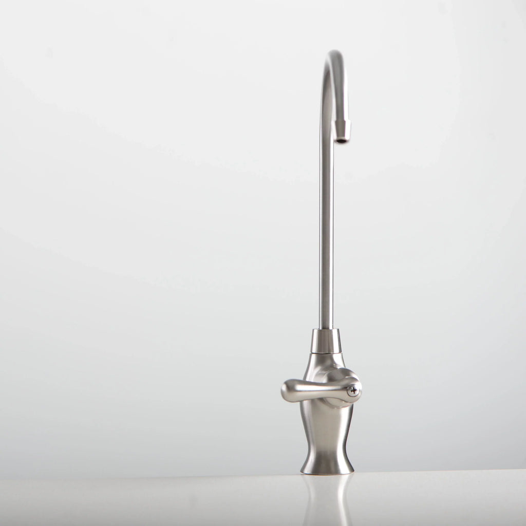 Euro-style Ceramic Disk Long-reach Non-Air Gap NSizeF Faucet - Brushed Nickel