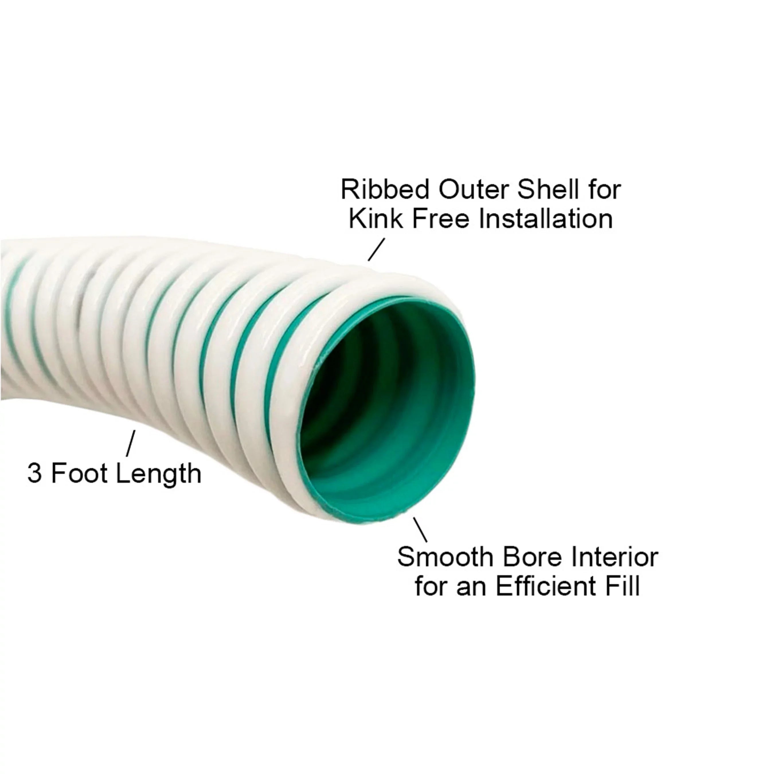Fresh Water Tank Accessory Hose Connection Kit - RV, Concession, Trailer, Camper