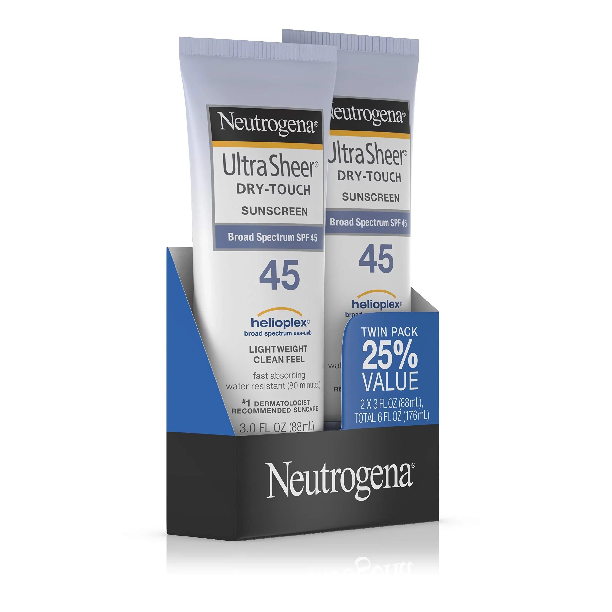 Get Ultimate Sizeun Protection with Neutrogena Ultra Sizeheer Dry-Touch Sizeunscreen SizePF 45 - Pack of 2, 3 Oz Each!