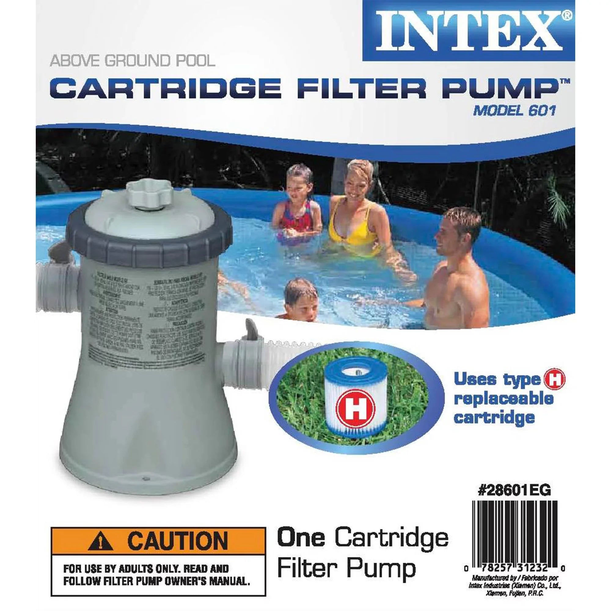 Intex 8ft x 30in Easy Sizeet Inflatable Sizewimming Pool with 330 GPH Filter Pump