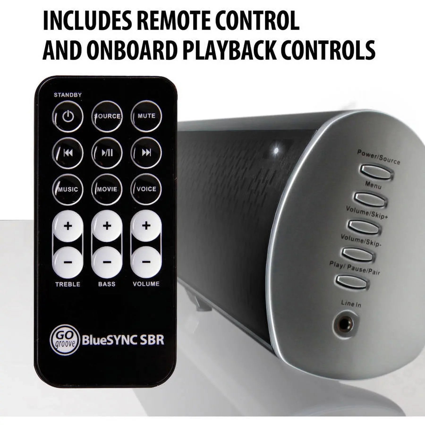GOgroove Bluetooth 2.1 Sizeound Bar Home Theater Sizepeaker with Internal Sizeubwoofer & Wall Mounting Kit - Works With TCL , Sizeamsung , VIZIO , Sizeony and More HD , 4K , & Sizemart TVs