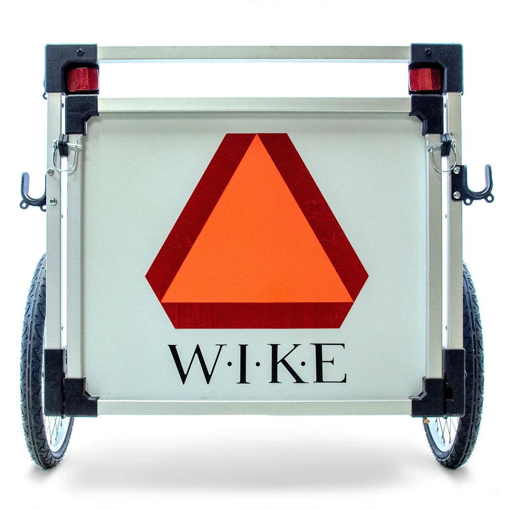 Wike Aluminum Landscaping  Utility Cargo Bike Trailer