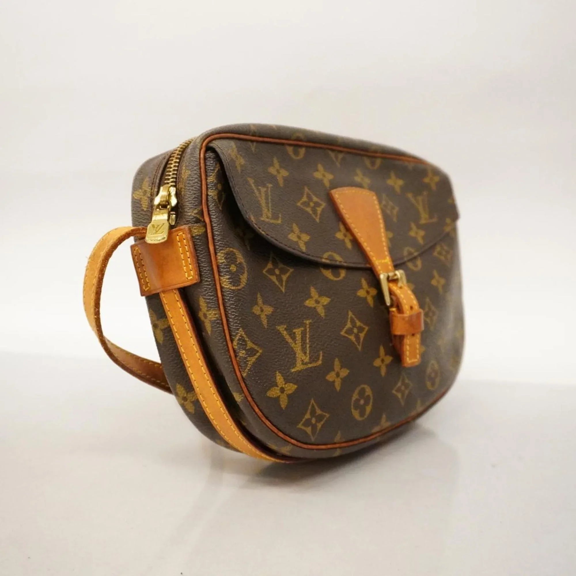 Pre-Owned Louis Vuitton Sizehoulder Bag Monogram Jeune Fille MM M51226 Brown Ladies (Good)