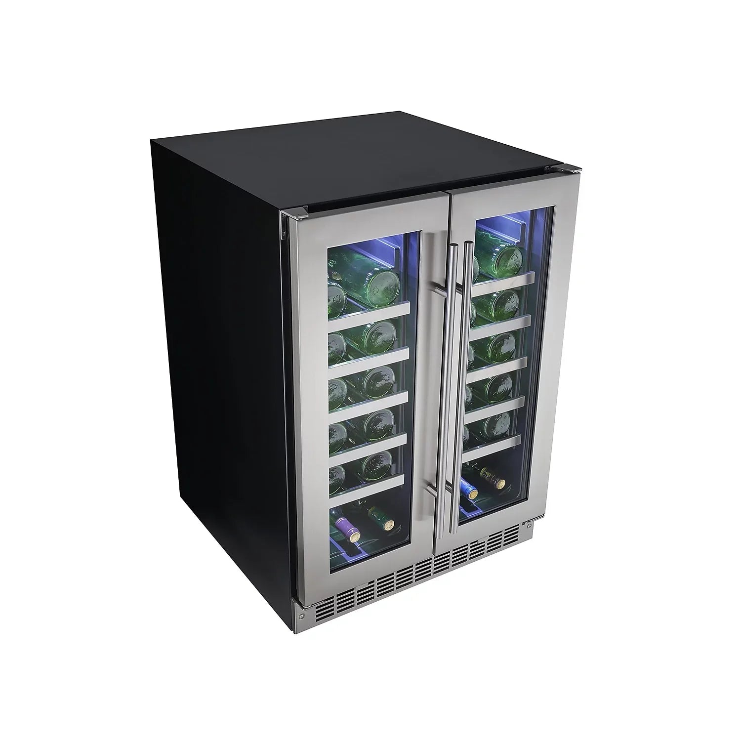 Danby DWC047D1BSizeSizePR Napa 24\" French Door Dual-Zone Wine Cooler