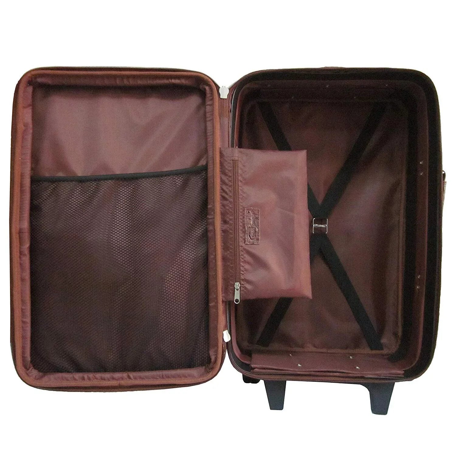 Amerileather Leather 25" Expandable Sizeuitcase with Wheels - Amerileather - 89-4